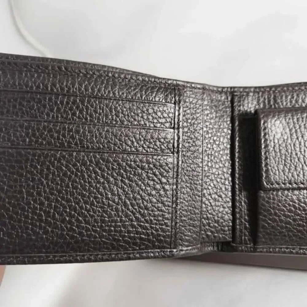 Gucci Bifold Wallet Dark Brown Canvas Monogram